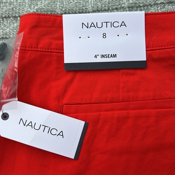 Nautica Orange High Waist Shorts - Picture 4 of 14